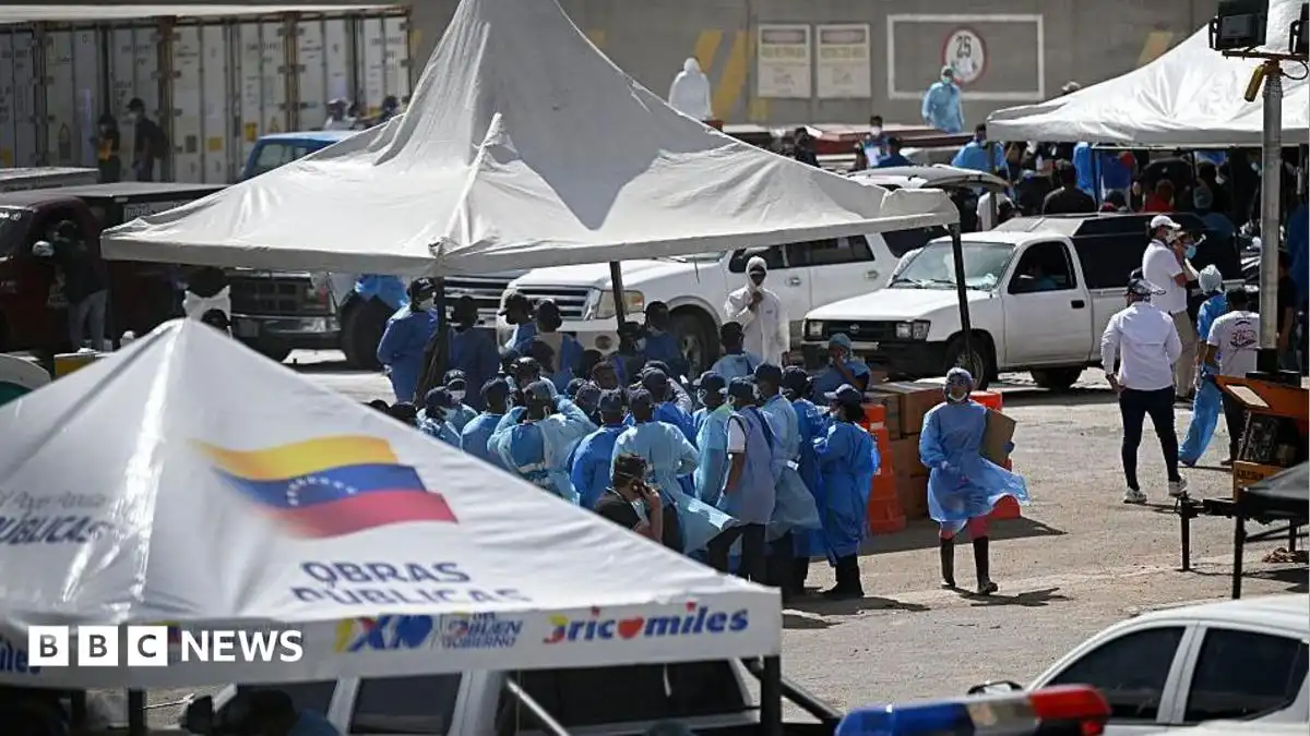 Anguished families left to identify Venezuela quake victims at makeshift morgue