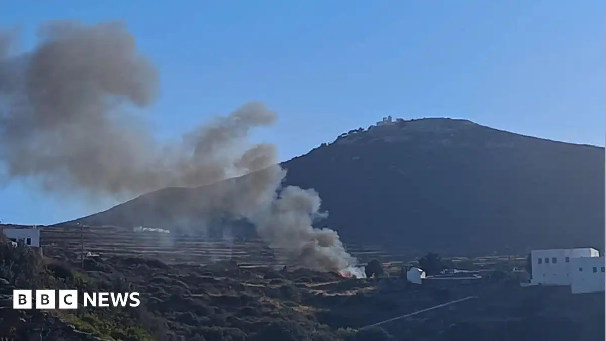 British couple on honeymoon killed in helicopter crash on Greek island of Sifnos