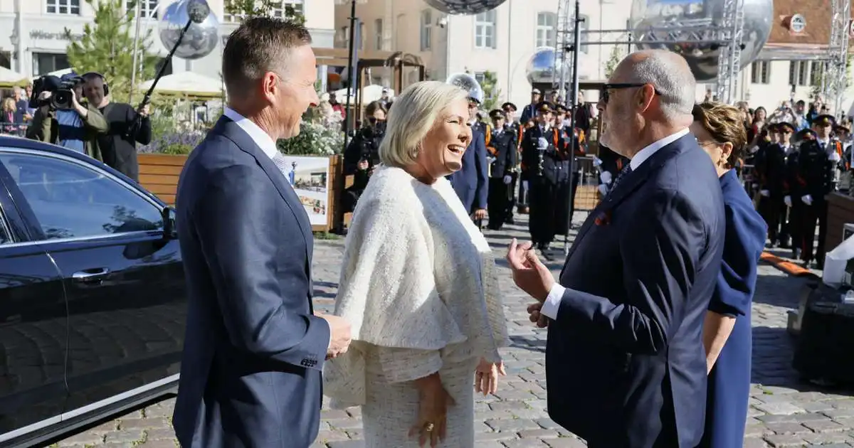 Forsetahjónin í opinberri heimsókn í Eistlandi﻿​﻿