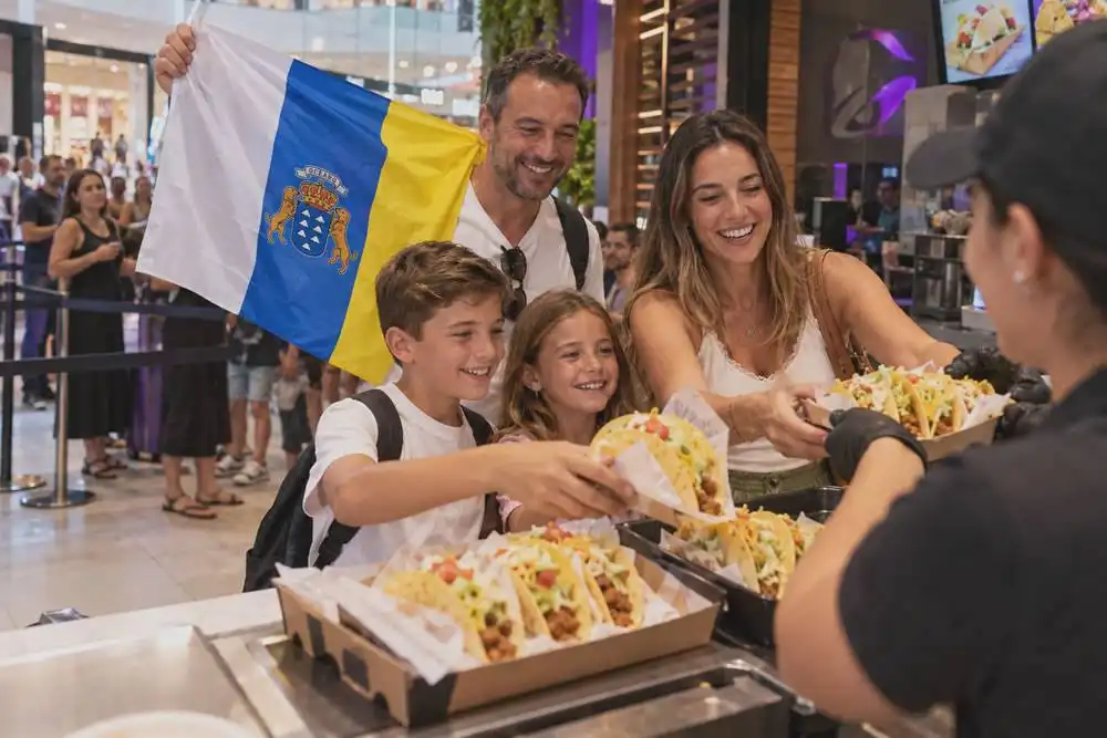 Free tacos in Tenerife today — but you need to bring a flag