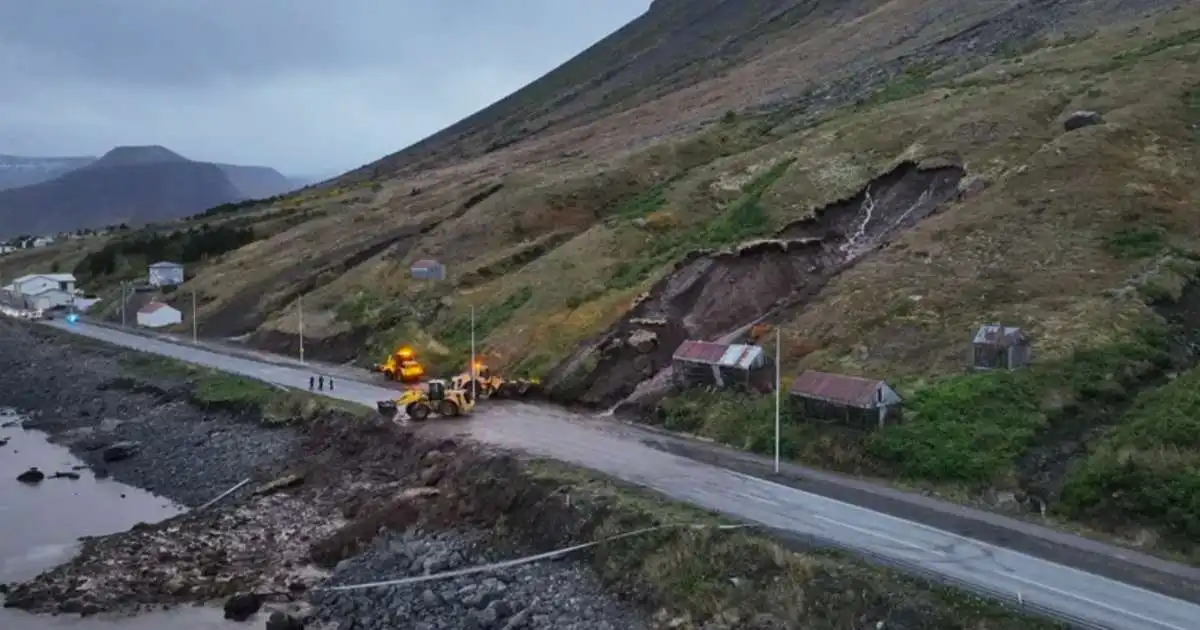 Gul viðvörun vegna skriðuhættu á Vestfjörðum