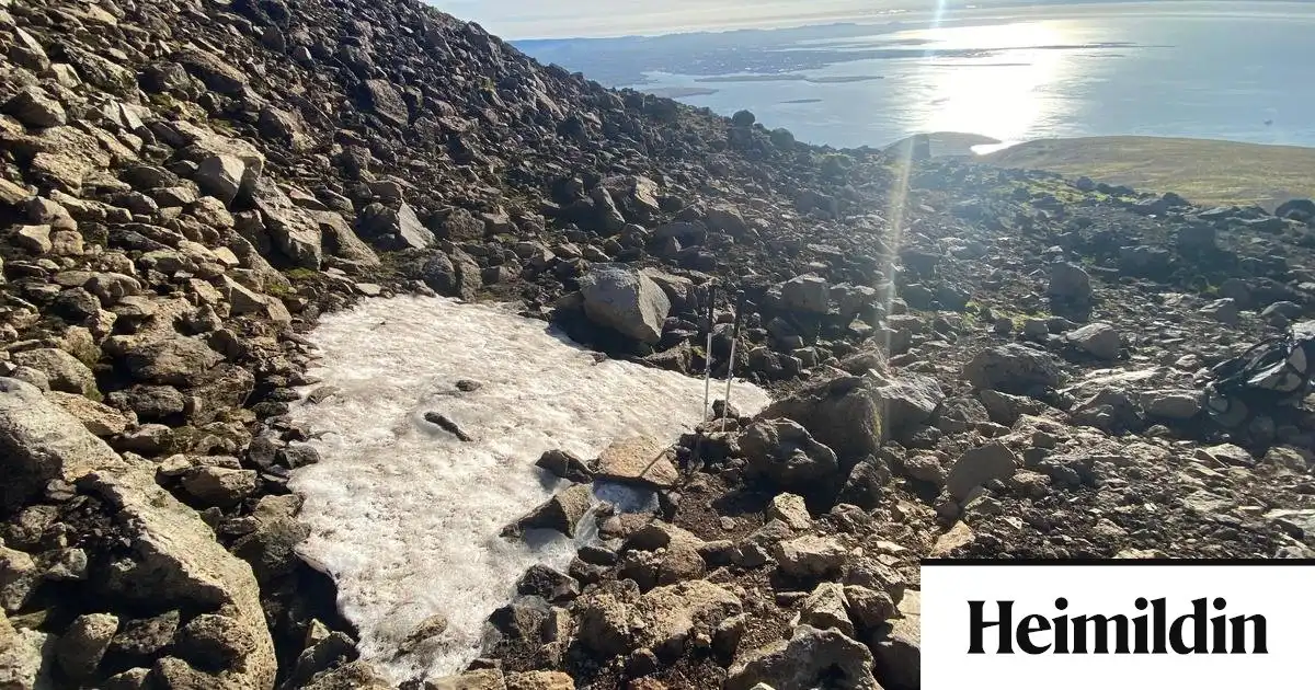 Hjarnskaflinn í Gunnlaugsskarði horfinn – en sagan situr eftir