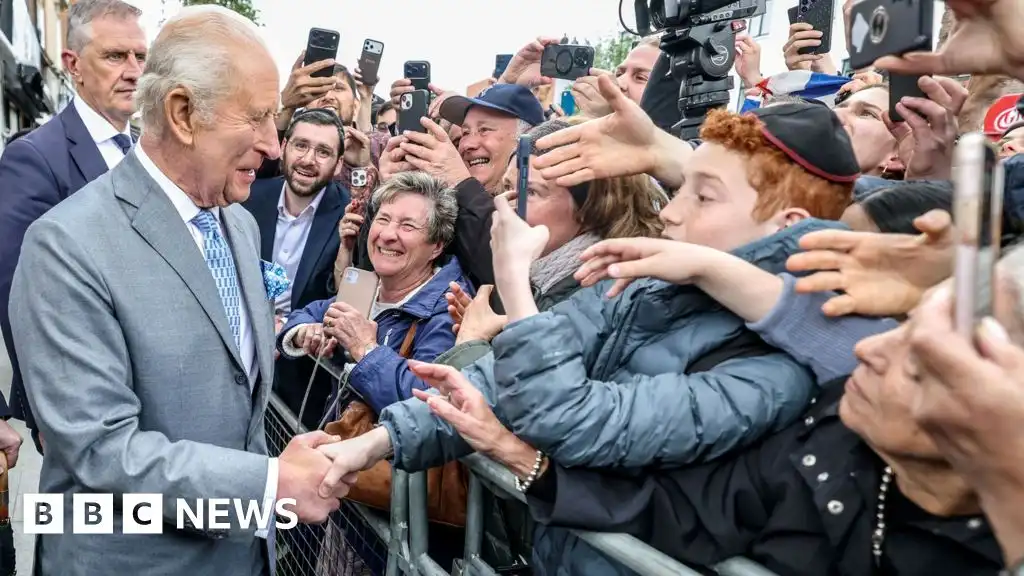 King Charles III visits victims of Golders Green stabbings