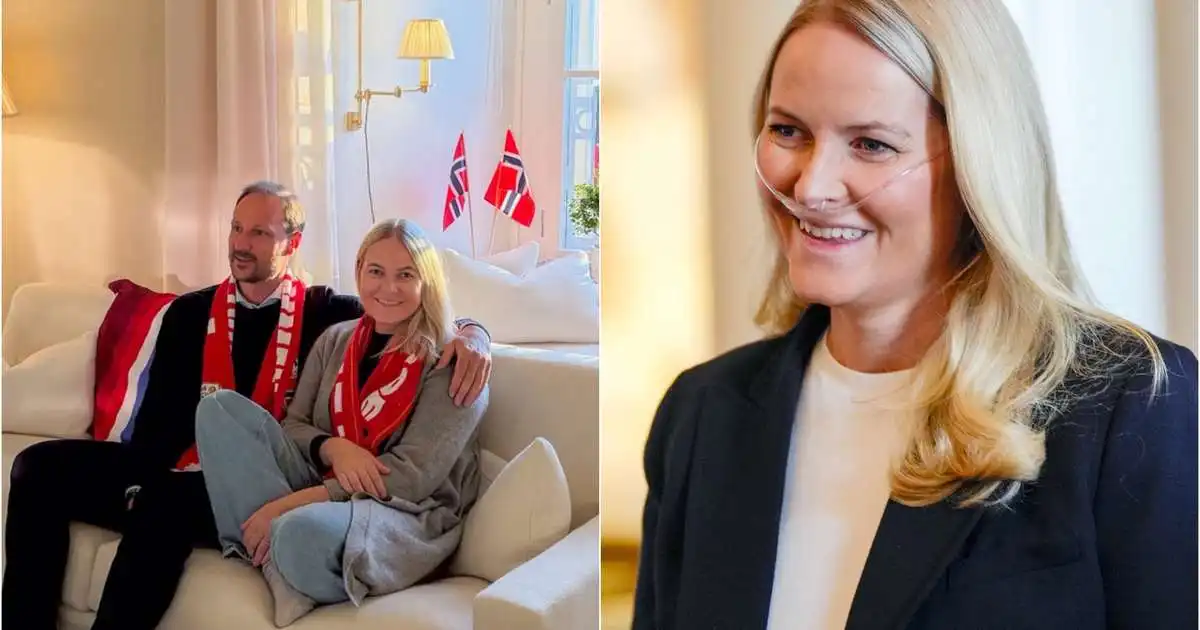 Konungsfjölskyldan birtir fyrstu myndirnar af Mette-Marit eftir lungnaígræðsluna