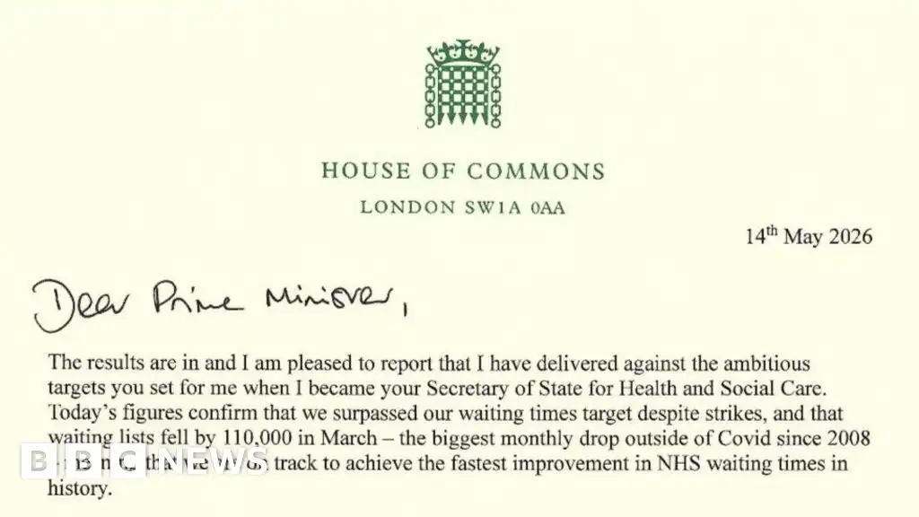 Wes Streeting's resignation letter as health secretary in full