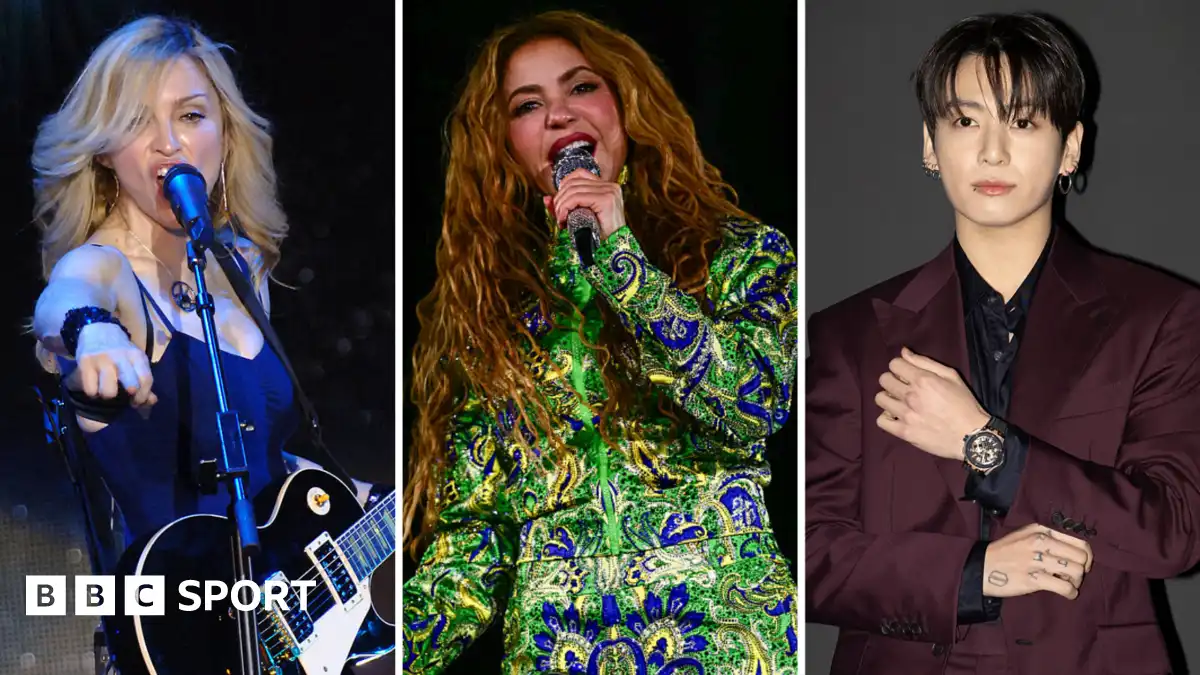 World Cup half-time show: Madonna, Shakira and K-pop's BTS to headline